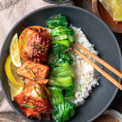 Easy Honey Garlic Salmon - Chasing Cravings