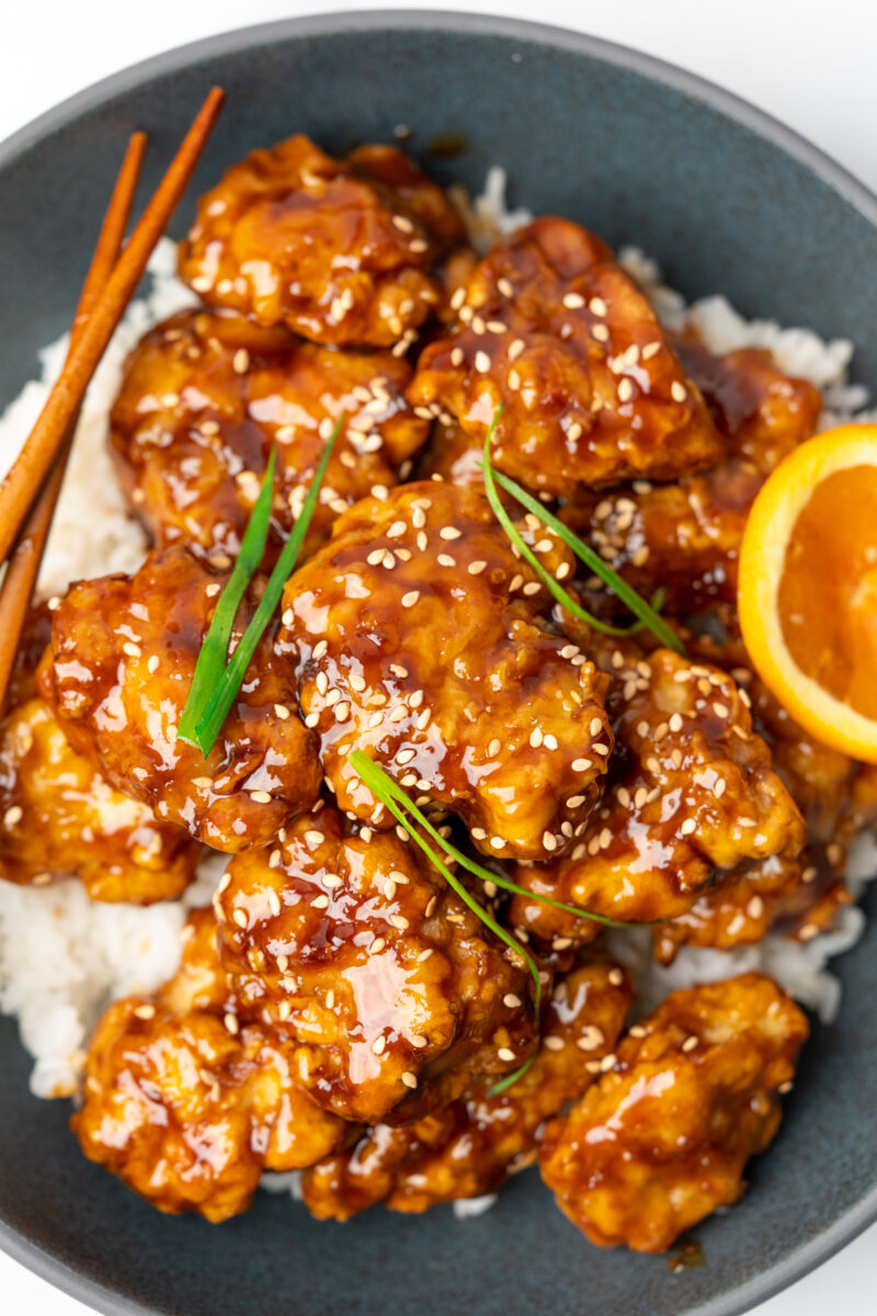 Easy Kid-Friendly Orange Chicken - Chasing Cravings