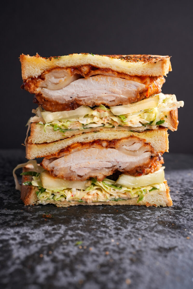 Korean Fried Chicken Sandwich - Chasing Cravings