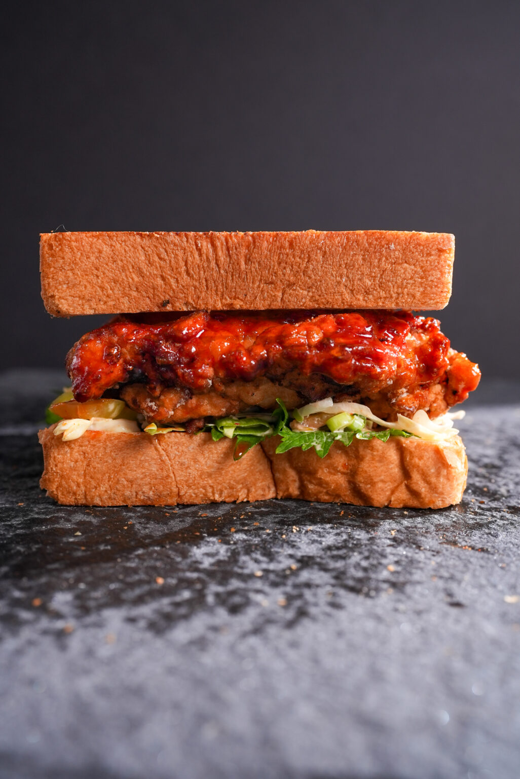 Korean Fried Chicken Sandwich - Chasing Cravings