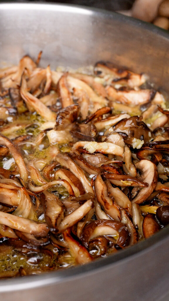 30-Minute Miso Bacon Mushroom Carbonara - Chasing Cravings